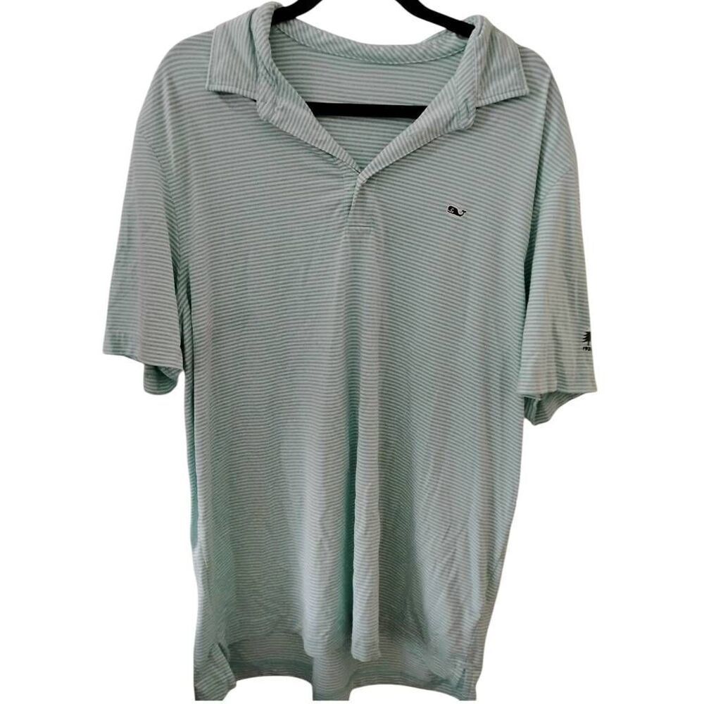 Men's Vineyard Vines Mint Green Polo Shirt Size Large